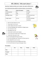 English Worksheet: london