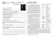 English Worksheet: ACTIVE WATCHING - HALLOWEEN (2018 FILM) 