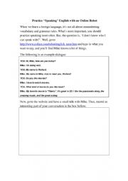 English Worksheet: Tutor Mike-worksheet