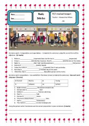 English Worksheet: Weekly Skills quiz for A2