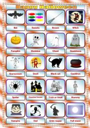 English Worksheet: Happy Halloween