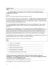 English Worksheet: Present perfect 