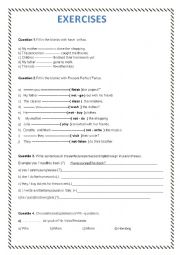 English Worksheet: Exercises for beginers