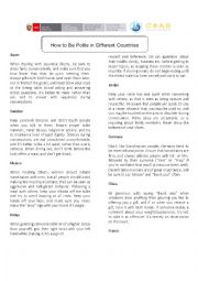 English Worksheet: Reading