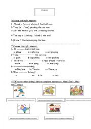 English Worksheet: grammar ( present simple )