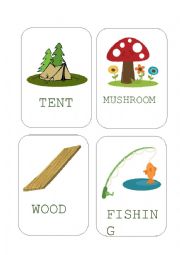 English Worksheet: Flash-cards Summer Intermediate