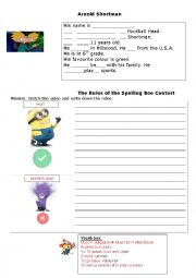 English Worksheet: Arnold