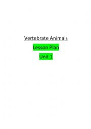 English Worksheet: Vertebrate animals