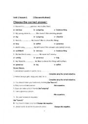 English Worksheet: global g5