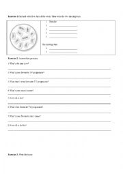 English Worksheet: Simple present - Daily Activities Review