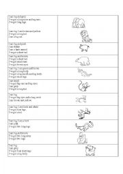 English Worksheet: Animal riddles