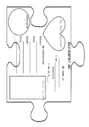 English Worksheet: ALL ABOUT ME