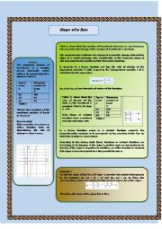 English Worksheet: SLOPE OF LINE