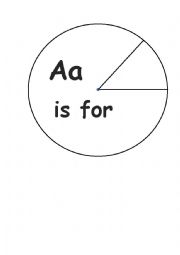 English Worksheet: spinner - Aa is for....