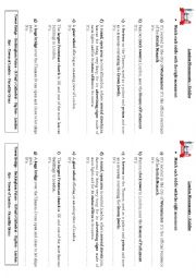 English Worksheet: London Monuments Riddles