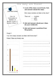 English Worksheet: How many are there?