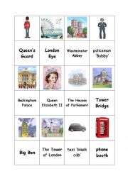 London landmarks-MEMORY GAME