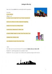 English Worksheet: Living in the city