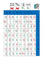 Present simple battleship (affirmative, negative, yes/no questions)