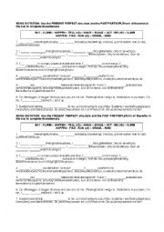 English Worksheet: Song dictation verbs in present perfect