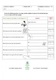 conditional sentences worksheet