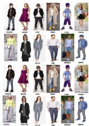 English Worksheet: DESCRIBING CLOTHES