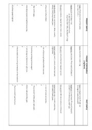 Tenses Overview (present simple+continuous, past simple)