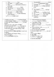 English Worksheet: the ptonouns 