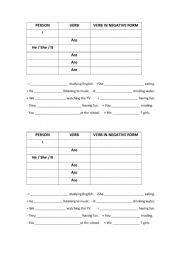 English Worksheet: VERB TO BE