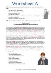English Worksheet: Harry Potter Fan Fiction - lesson plan