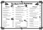 Restaurant Menu