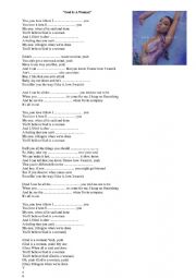 English Worksheet: Ariana Grande - God is a Woman