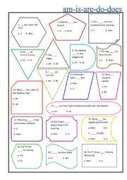 English Worksheet: Auxiliaries verbs remedial exercises