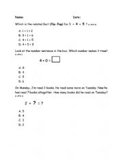 Addition Test