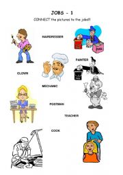 English Worksheet: JOBS MATCH