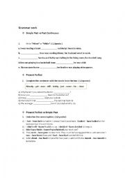 English Worksheet: mid term 8th grade