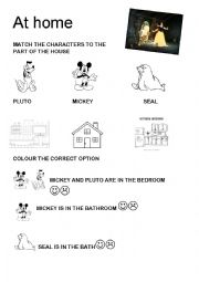 English Worksheet: Magic English At home