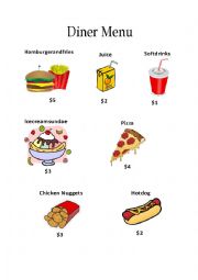 English Worksheet: Money and Food Worksheet