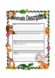 DESCRIPTION OF ANIMALS