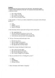 English Worksheet: english worksheets