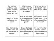 English Worksheet: CONVERSATION CARDS