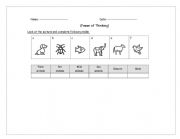 English Worksheet: Animals