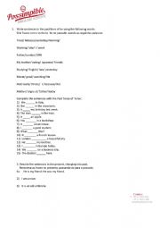 English Worksheet: verb to be exercise