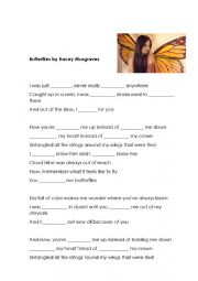 Butterflies by Kacey Musgraves - Song Activity 