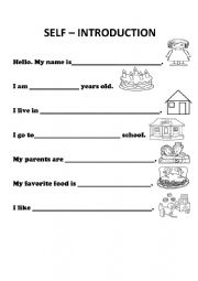 English Worksheet: Introduction