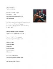 English Worksheet: Let me down slowly by Alec Benjamin