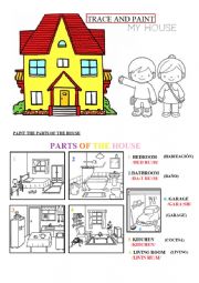 English Worksheet: PARTS OF THE OUSE
