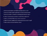 English Worksheet: End of the Year English Class Questions