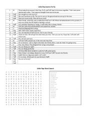 English Worksheet: Little Flap Learns To Fly