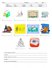 School Subjects